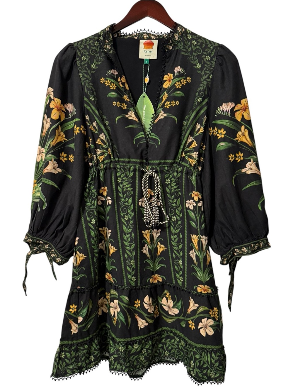 NWT FARM Rio Flowers Arch Dress Size S - Picture 10 of 14